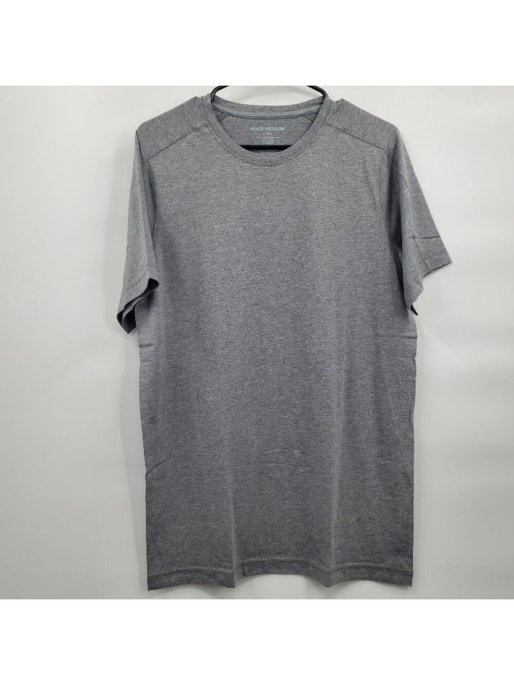 Mack Weldon 18 Hour Jersey Crew Neck Undershirt Men Size Large NWT Grey Heather